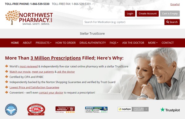 Northwest-Pharmacy-website